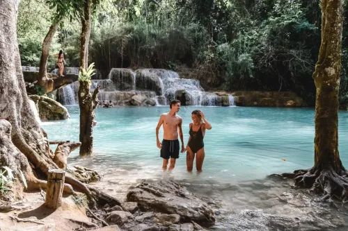 tour lao Thác Kuang Si 2 (Luang Prabang)