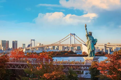 tượng nữ thần tự do Odaiba Nhật Bản HAIDANGTRAVEL